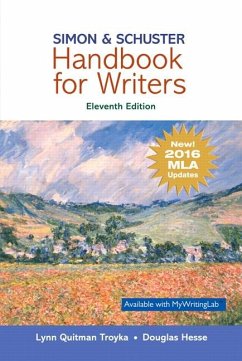 Cover Simon & Schuster Handbook for Writers, MLA Update Edition