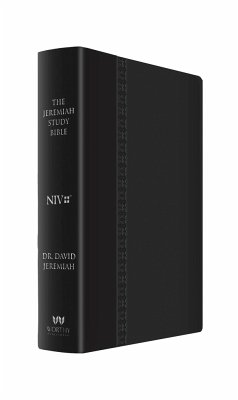 The Jeremiah Study Bible, NIV (Large Print Edition, Black W/ Burnished Edges) Leatherluxe - Jeremiah, David