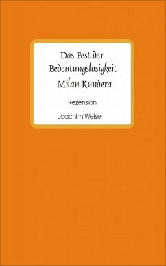 Cover Das Fest der Bedeutungslosigkeit (eBook, ePUB)