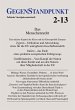 GegenStandpunkt 2-13 (eBook, ePUB) - Bild 1