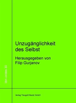 Cover Unzugänglichkeit des Selbst (eBook, PDF)