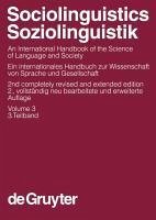 Cover Sociolinguistics / Soziolinguistik. Volume 3 (eBook, PDF)