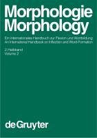 Cover Morphologie / Morphology. 2. Halbband (eBook, PDF)