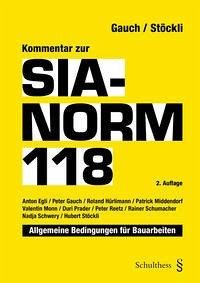 Kommentar zur SIA-Norm 118