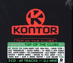 Kontor Top Of The Clubs. Vol.74, 3 Audio-CDs