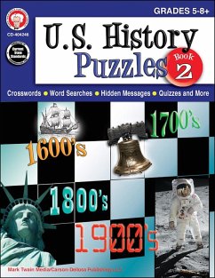 Cover U.S. History Puzzles, Book 2, Grades 5 - 8 (eBook, PDF)