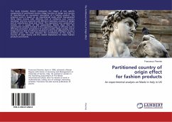 Partitioned country of origin effect for fashion products - Parente, Francesco