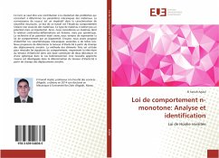 Loi de comportement n-monotone: Analyse et identification - Arjdal, El hanafi