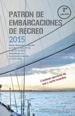 Patrón embarcaciones de recreo: 2015 - Munoz Abela, Javier