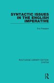 Syntactic Issues in the English Imperative (eBook, ePUB)