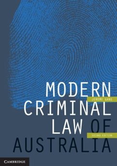 Modern Criminal Law of Australia (eBook, PDF) - Gans, Jeremy