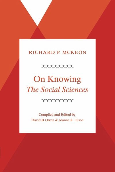 On Knowing--The Social Sciences (eBook, ePUB) On Knowing--The Social Sciences (eBook, ePUB)
