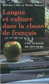Langue et culture dans la classe de francais (eBook, PDF) Langue et culture dans la classe de francais (eBook, PDF)