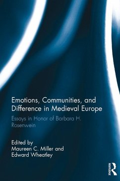 Emotions, Communities, and Difference in Medieval Europe (eBook, PDF)