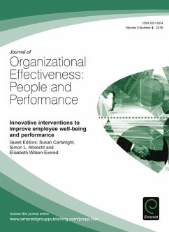 Innovative Interventions to improve employee well-being and performance (eBook, PDF)