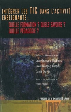 Cover Integrer les TIC dans l'activite enseignante (eBook, PDF)