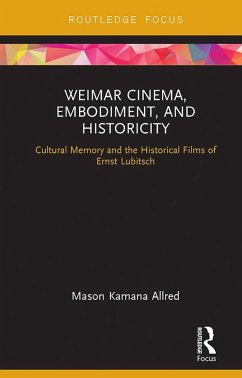Cover Weimar Cinema, Embodiment, and Historicity (eBook, PDF)