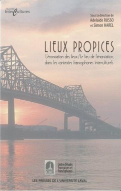 Cover Lieux propices: l'enonciation des lieux / le lieu... (eBook, PDF)