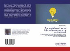 The modeling of some internal processes on a stock market