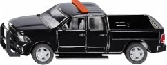 SIKU 2309 - Dodge Ram 1500 Polizeiauto, 1:50, Metall, Kunststoff, Abnehmbare Reifen, Bewegliche Teile, Schwarz