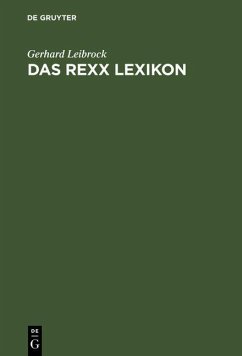 Das REXX Lexikon (eBook, PDF) - Leibrock, Gerhard