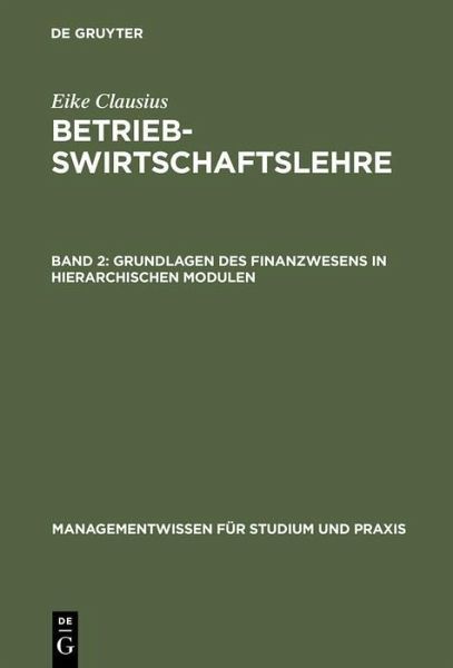 Grundlagen des Finanzwesens in hierarchischen Modulen (eBook, PDF)