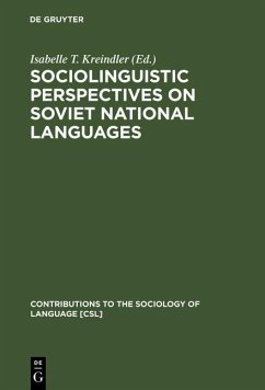 Cover Sociolinguistic Perspectives on Soviet National Languages (eBook, PDF)