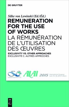 Remuneration for the Use of Works (eBook, ePUB)