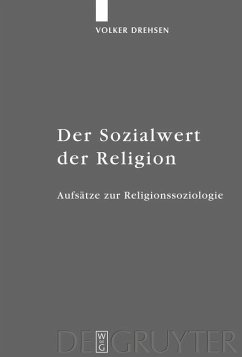 Der Sozialwert der Religion (eBook, PDF)