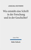 Wie entsteht eine Schrift in der Forschung und in der Geschichte? Wie entsteht eine Schrift in der Forschung und in der Geschichte?