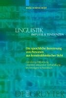 Die sprachliche Benennung von Personen aus konstruktivistischer Sicht (eBook, PDF) - Hornscheidt, Antje
