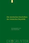 Die metrischen Inschriften der römischen Republik (eBook, PDF)