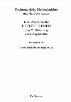 Liber Amicorum für Detlef Leenen zum 70. Geburtstag am 4. August 2012 (eBook, PDF)