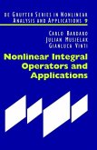 Nonlinear Integral Operators and Applications (eBook, PDF)