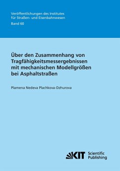 Über den Zusammenhang von Tragfähigkeitsmessergebnissen mit mechanischen Modellgrößen bei Asphaltstraßen - Plachkova-Dzhurova, Plamena Nedeva