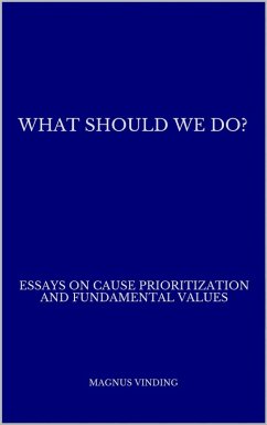 What Should We Do?: Essays on Cause Prioritization and Fundamental Values (eBook, ePUB) - Vinding, Magnus