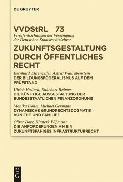 Zukunftsgestaltung durch Öffentliches Recht (eBook, PDF) - Ehrenzeller, Bernhard; Wallrabenstein, Astrid; Haltern, Ulrich; Al., Et