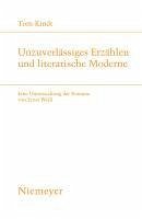 Unzuverlässiges Erzählen und literarische Moderne (eBook, PDF) - Kindt, Tom