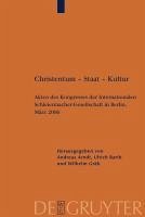 Christentum - Staat - Kultur (eBook, PDF)