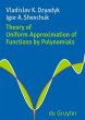 Theory of Uniform Approximation of... - Bild 1