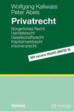 Privatrecht - Kallwass, Wolfgang;Abels, Peter