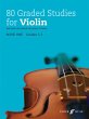 80 Graded Studies for Violin Book 1 - Bild 1