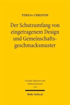 Cover Der Schutzumfang von eingetragenem Design und Gemeinschaftsgeschmacksmuster
