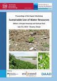 Sustainable Use of Water Resources. Proceedings of the Expert Workshop, July 3-8, 2016 ¿ Kisumu, Kenya