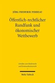 Öffentlich-rechtlicher Rundfunk und ökonomischer Wettbewerb Öffentlich-rechtlicher Rundfunk und ökonomischer Wettbewerb