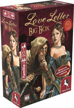 Pegasus 18214G - Love Letter Big Box, Familienspiel, Kartenspiel