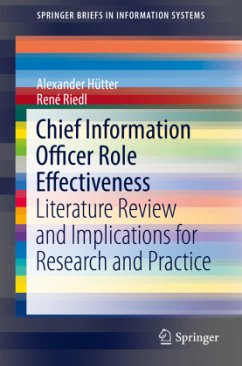 Chief Information Officer Role Effectiveness - Hütter, Alexander;Riedl, René