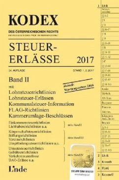 KODEX Steuer-Erlässe 2017 (f. Österreich) - Bodis, Andrei