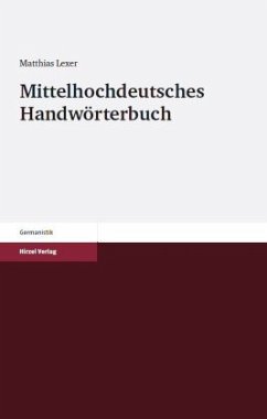 Mittelhochdeutsches Handwörterbuch Bibliotheksausgabe, 3 Teile - Lexer, Matthias