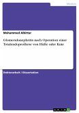 Glomerulonephritis nach Operation einer Totalendoprothese von Hüfte oder Knie